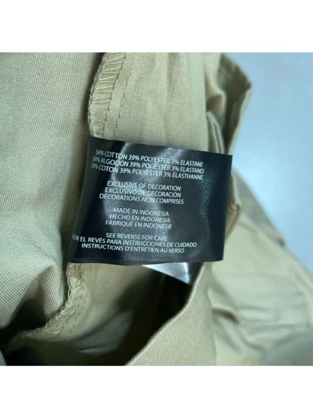 NWT Banana Republic Men's 38 Stretch Chino Shorts Khaki 9